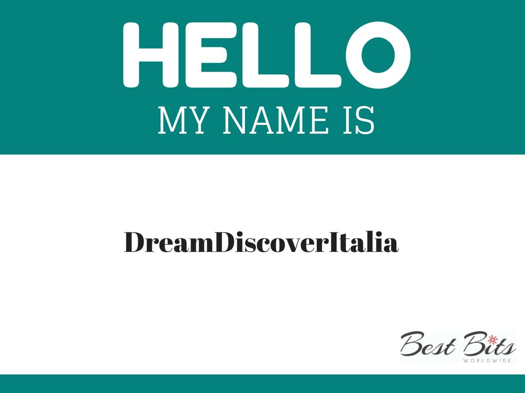 Guest Bits: A Bit of…DreamDiscoverItalia