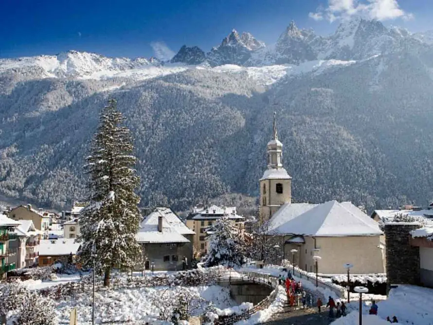 town view of Chamonix