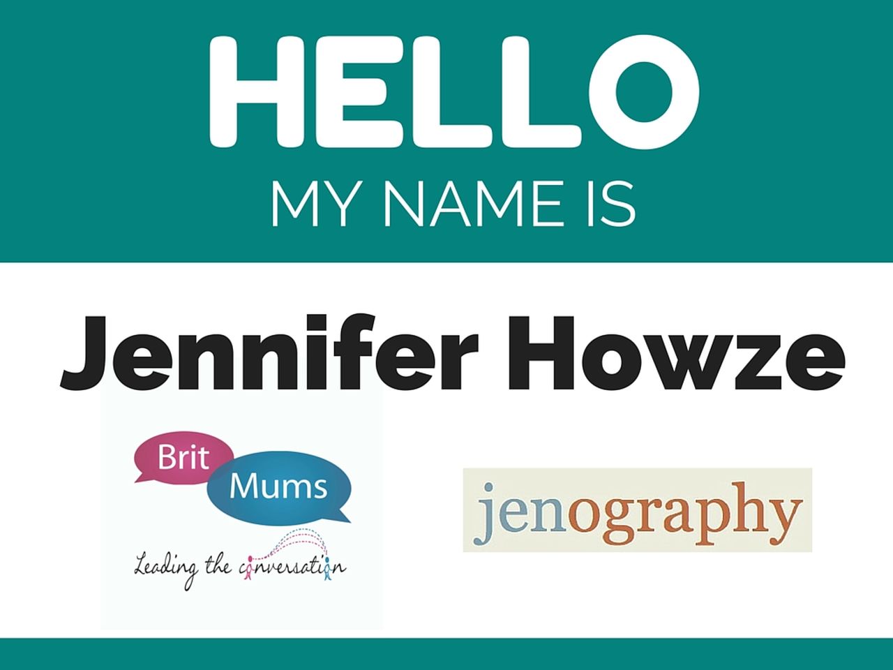 Guest Bit – Jennifer Howze of Britmums & Jenography