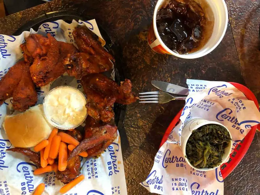 Central BBQ Chicken Wings, Memphis, Tennessee