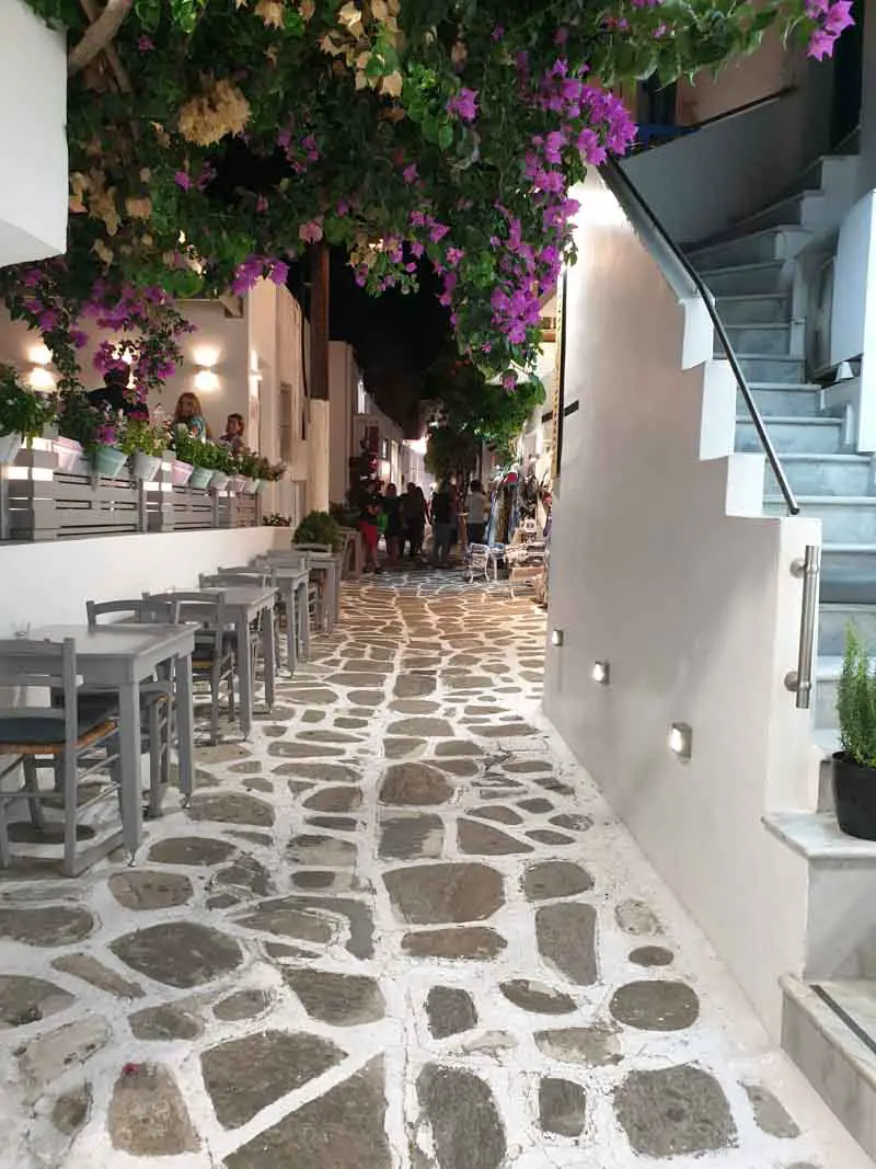 Naoussa Street, Paros, Greece