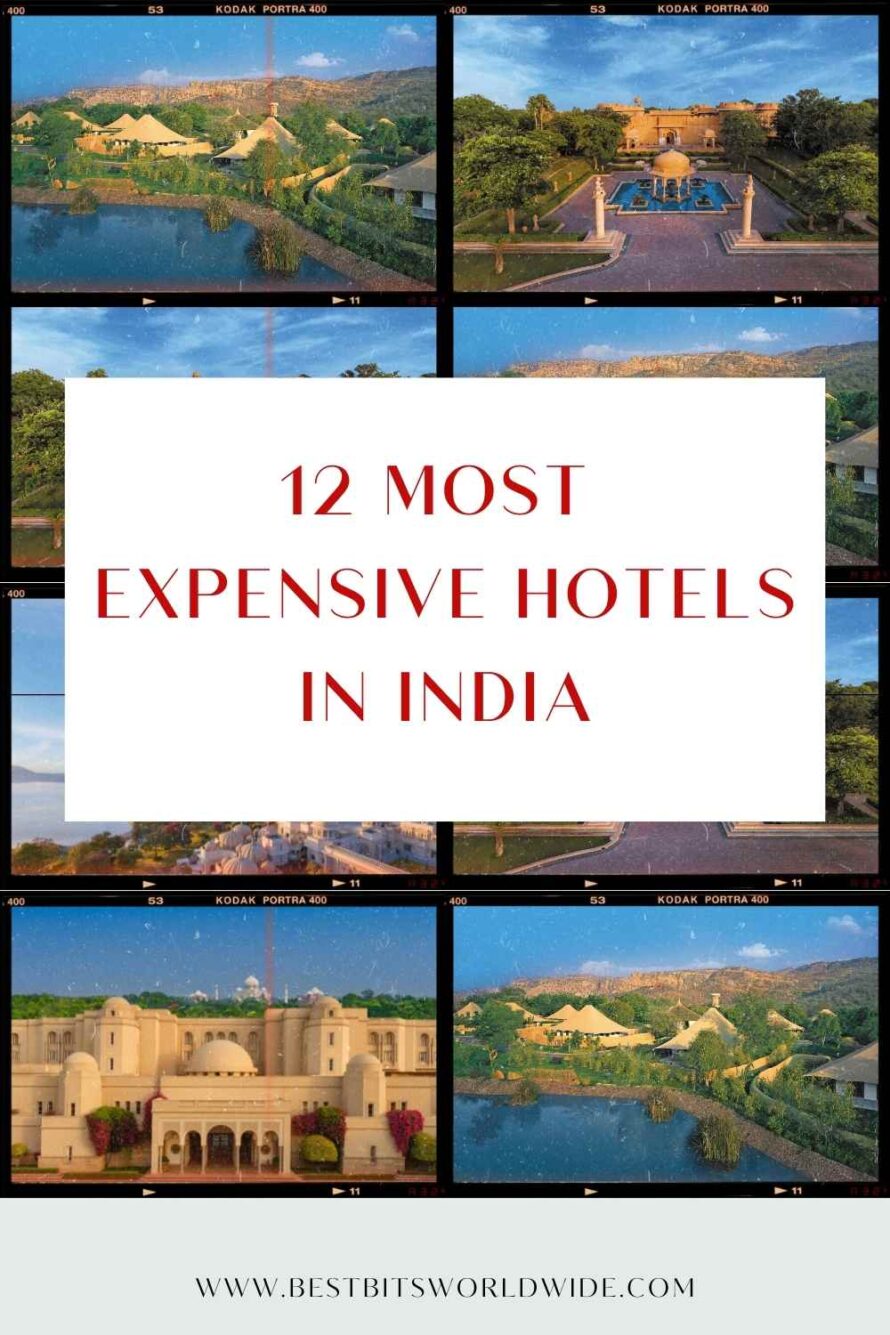 12 Most Expensive Hotels in India - Pin