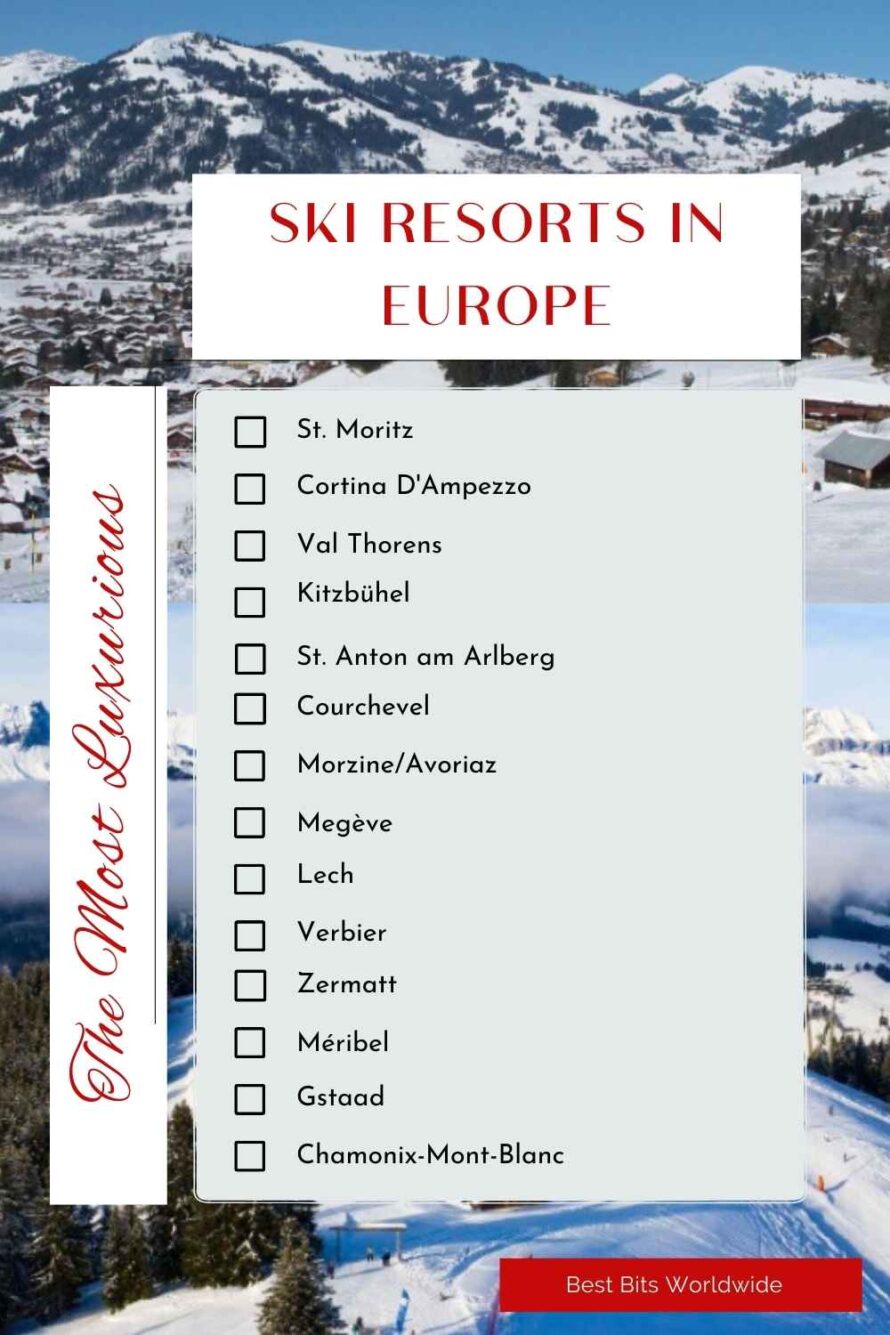 Most Luxurious Ski Resorts in Europe - PIN2