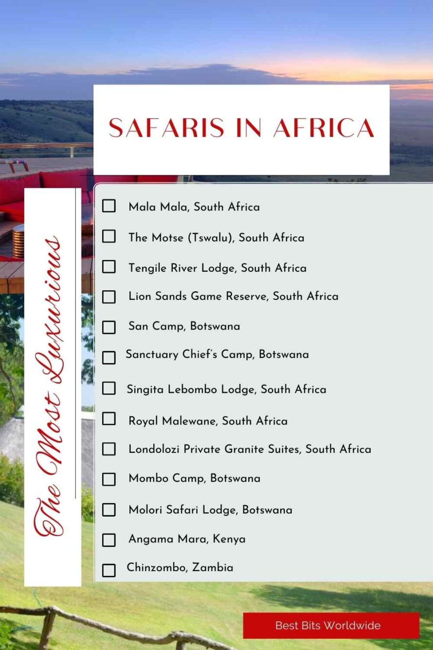 Most luxurious Safaris in Africa - Pin2