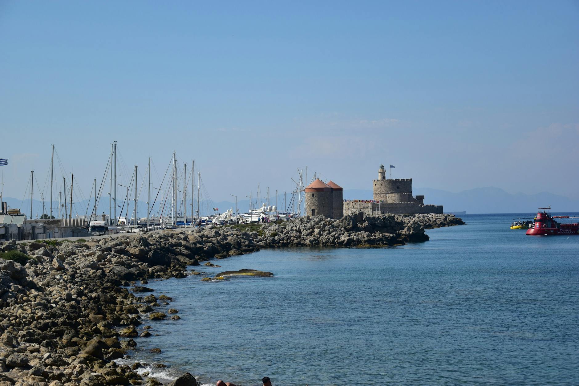 landscape photography of the saint nicholas fortress