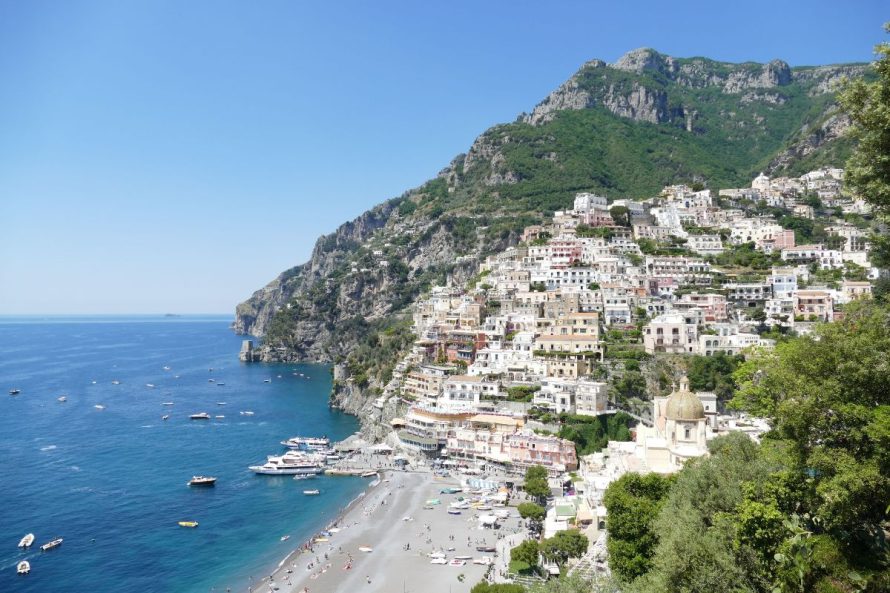 1. Positano, Amalfi Coast by falco from pixabay