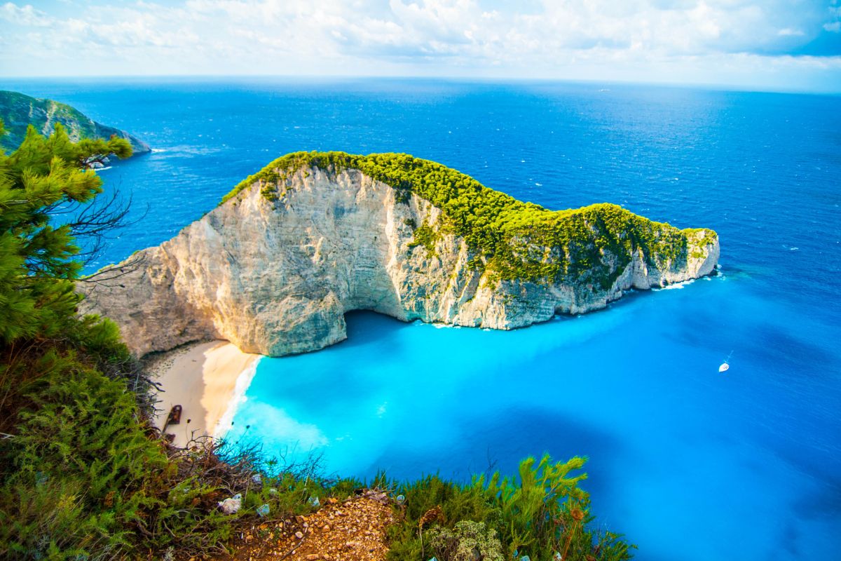 3. Navagio Beach (Shipwreck Beach), Greece  MuYeeTing from Getty Images Pro