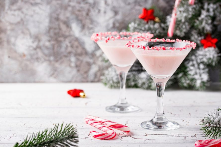 Peppermint martini