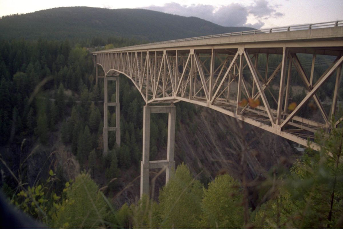 12. Moyie River Canyon Bridge, Idaho Eric Sakowski HighestBridges.com