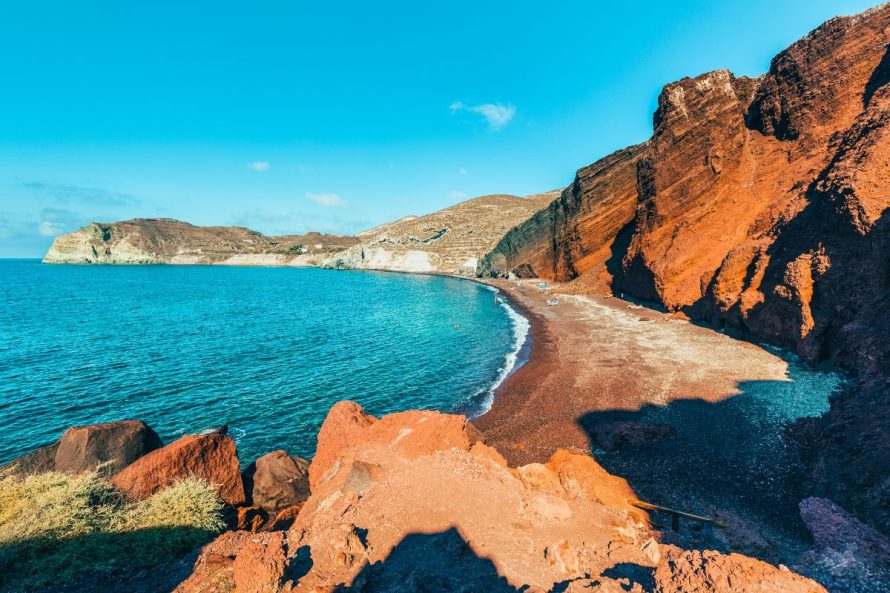 9. Red Beach, Santorini