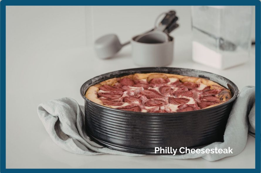 Deep dish pizza 