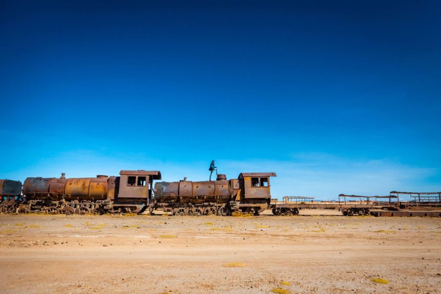 The Train Graveyard, Uyuni, Bolivia