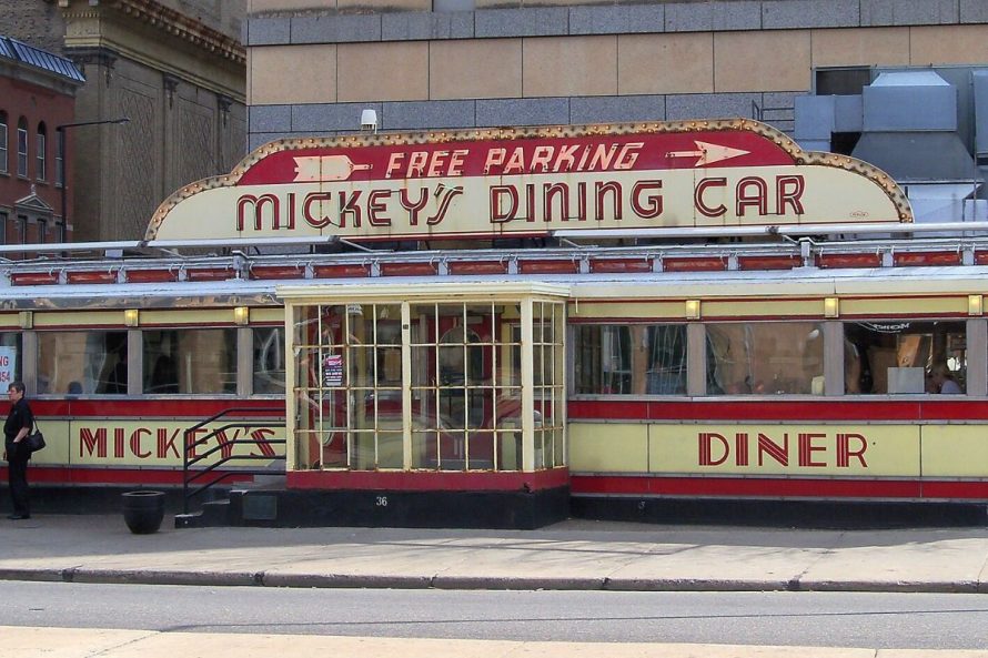 7. Mickey’s Diner AlexiusHoratius via Wikimedia Commons