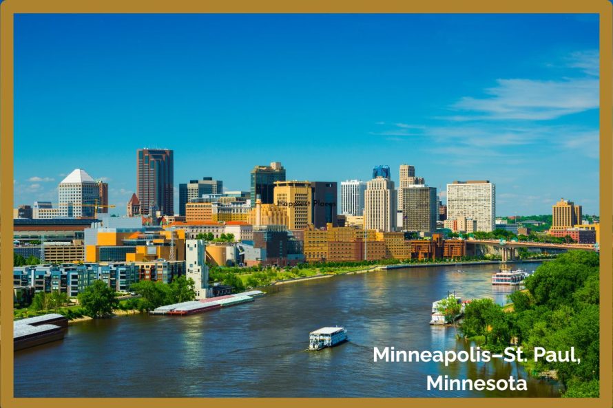 9. Minneapolis–St. Paul, Minnesota
