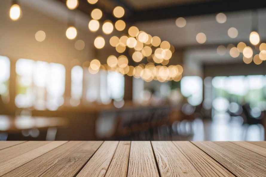 4. empty restaurant tables es